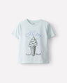 Playera Lila Con Dise&ntilde;o,AZUL PASTEL