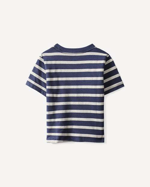 Playera Azul Rayas