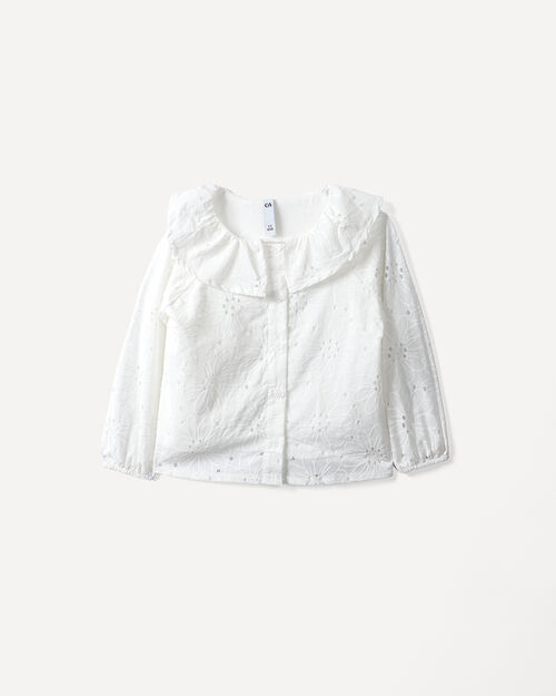 Blusa Blanca Eyelet