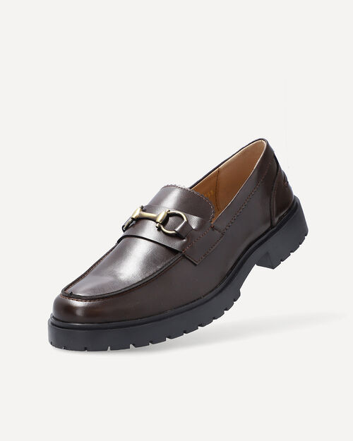 Mocas&iacute;n Monocolor Caf&eacute;