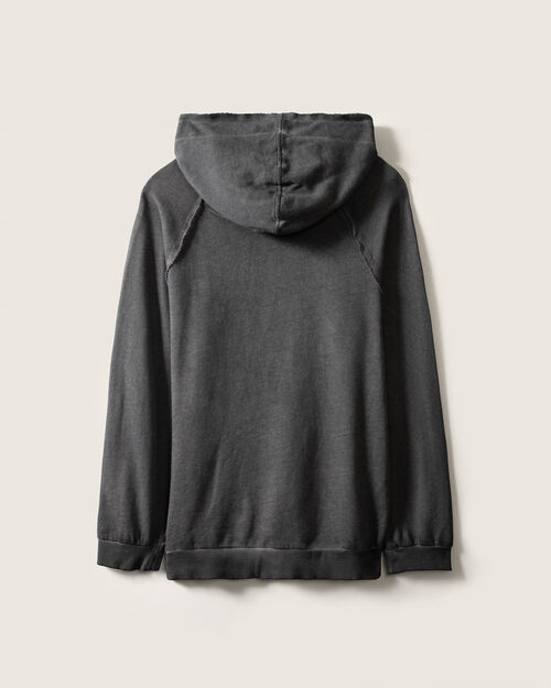 Sudadera Gris Efecto Lavado