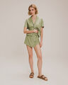 Short Falda Animal Print,VERDE PASTO