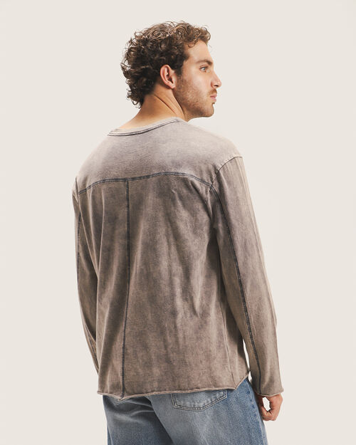 Playera Gris Relaxed