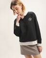 Sudadera Con Camisa,BLANCO