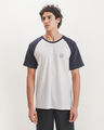 Playera Regular Contraste,AZUL MARINO