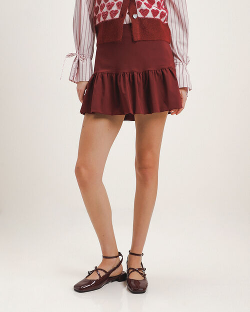 Falda Mini Roja