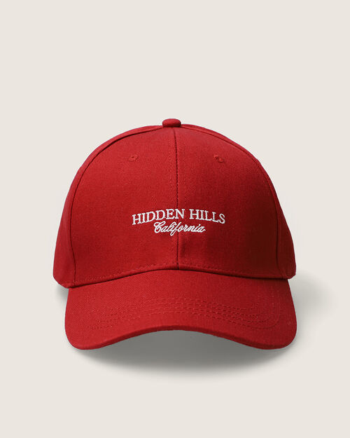 Gorra Roja Estampada