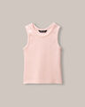 Tank Top De Rib Rosa,ROSA PALIDO