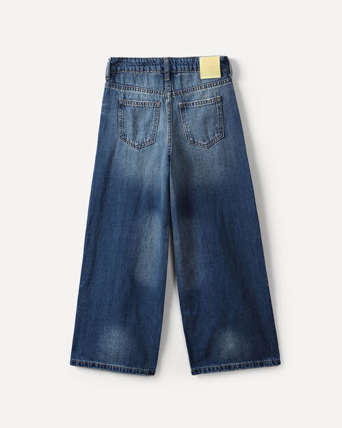 Jeans Wide Leg Bordado