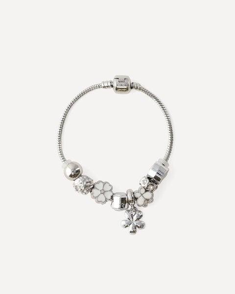 Pulsera Charms Flores