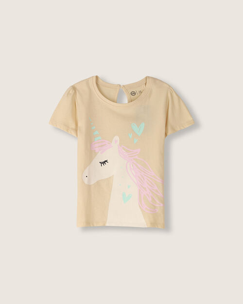 Playera Manga Corta Unicornio