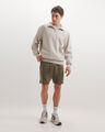 Short Verde Fit Relaxed,OLIVO MEDIO