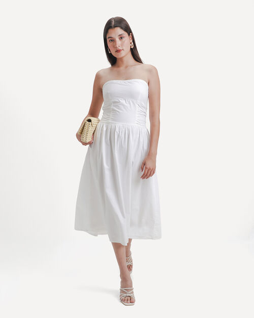Vestido Midi Blanco