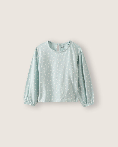 Playera Corazones Manga Larga