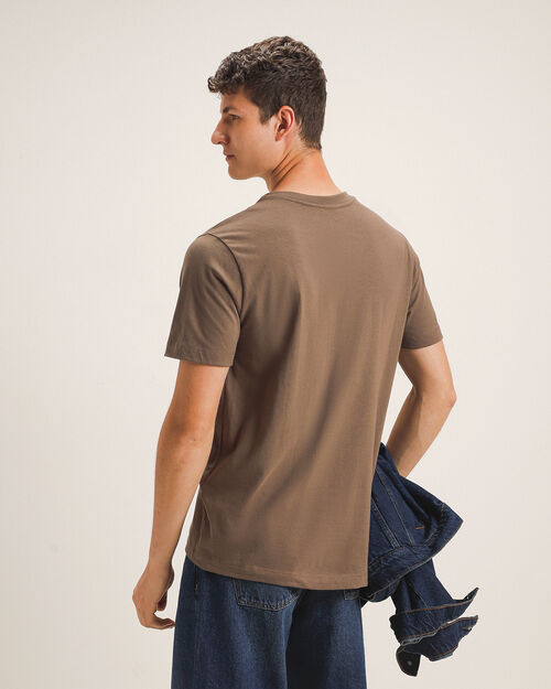 Playera Semiajustada Caf&eacute;