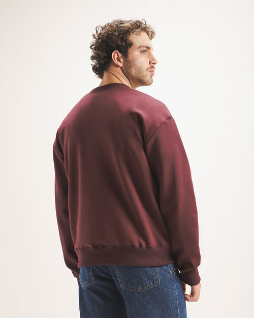 Sudadera Roja Fit Relaxed
