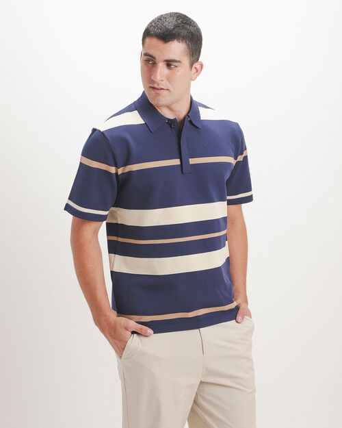 Polo Azul Relaxed