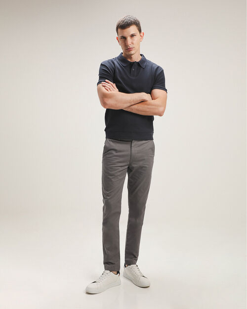 Pantalón Fit Skinny Gris