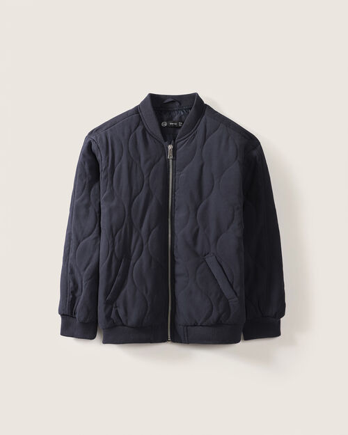 Chamarra Bomber Gris