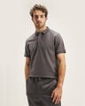 Polo Gris Fit Slim,GRIS CLARO