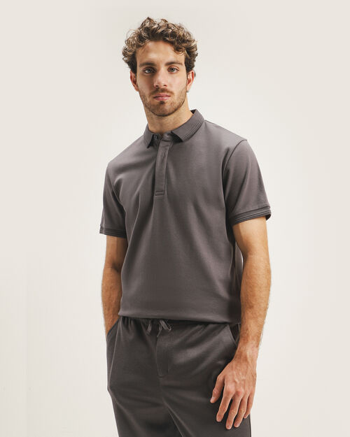 Polo Gris Fit Slim