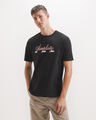 Playera Dise&ntilde;o Texto,NEGRO