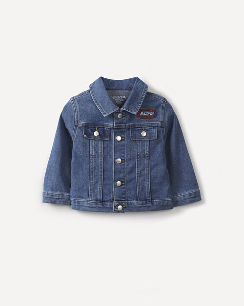 Chamarra Mezclilla Estampada