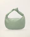 Bolso Tejido Negro,VERDE MENTA CLARO