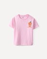 Playera Blanca Capibara,ROSA PASTEL