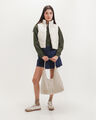Chaleco Acolchado Beige,CRUDO