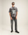 Jeans Negro Wide Leg,GRIS
