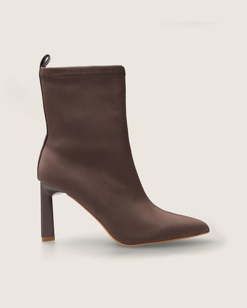 Botines Tacón Tejido Elástico