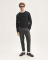 Pantalón Cropped Fit Slim,NEGRO P3
