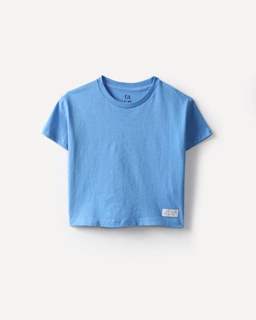 Playera Azul Boxy