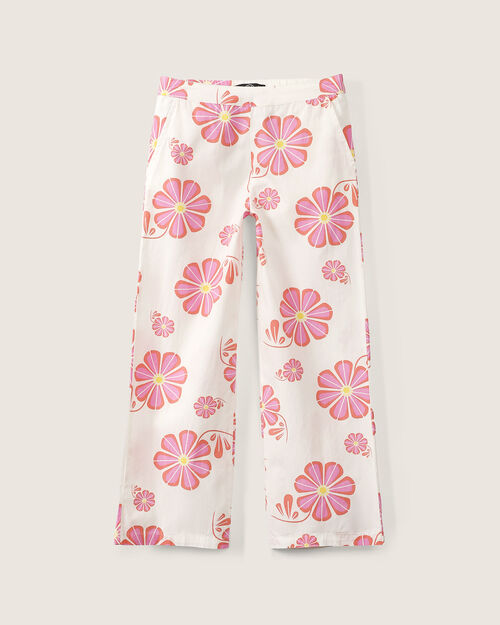 Pantal&oacute;n Beige Flores