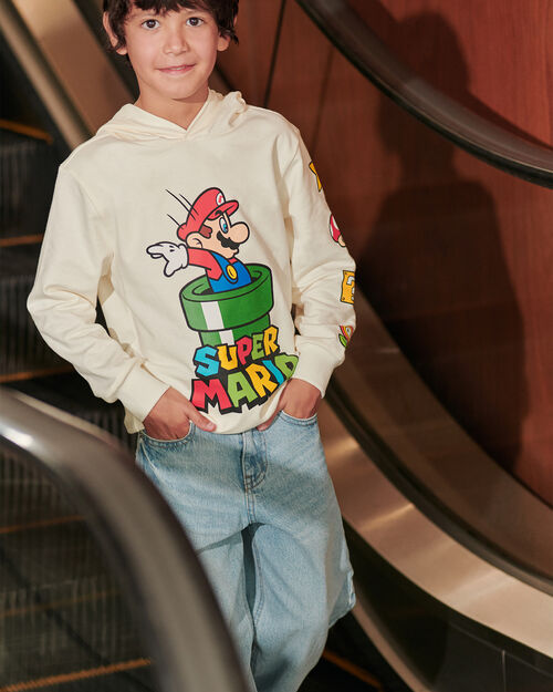 Sudadera Hoodie Mario Bros