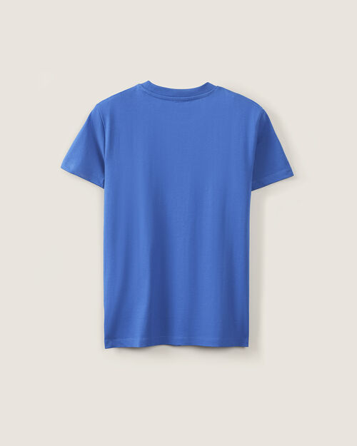 Playera Azul Con Bolsillo