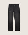 Jeans Fit Slim Negro,NEGRO