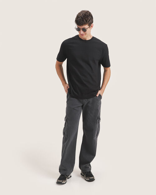 Jeans Gris Fit Straight