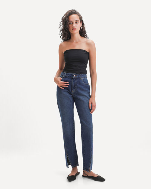 Jeans Straight Aberturas