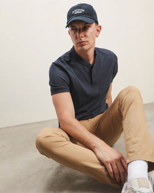 Polo Fit Slim Azul