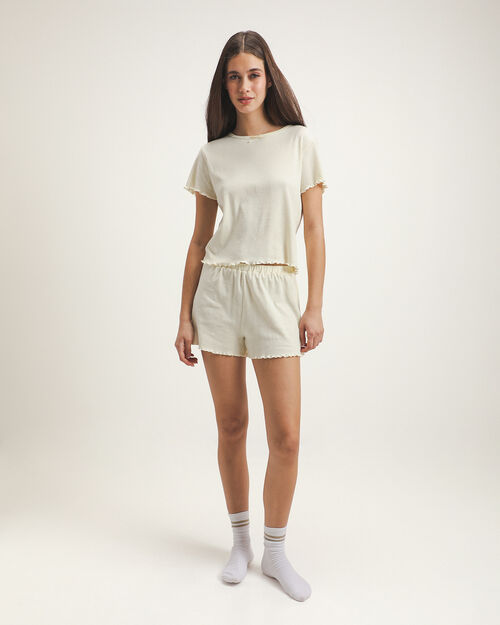 Conjunto Pijama Amarilla