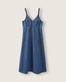 Vestido Largo Tirantes,AZUL ACERO