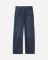 Jeans Straight Loose,AZUL MARINO