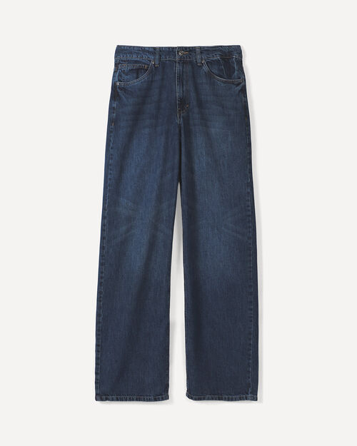 Jeans Straight Loose Marino