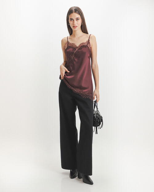 Jeans Wide Leg Negro