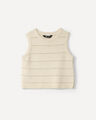 Top Beige Rayas,CREMA