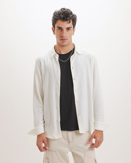 Camisa Blanca Textura