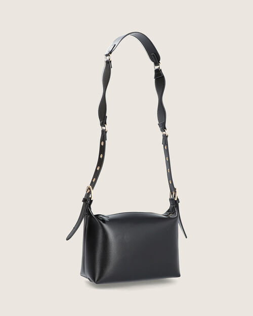 Bolso Negro Efecto Piel