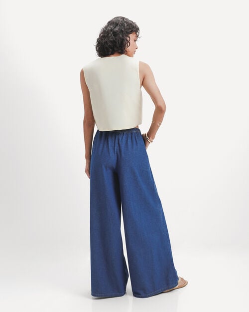 Jeans Azul Wide Leg